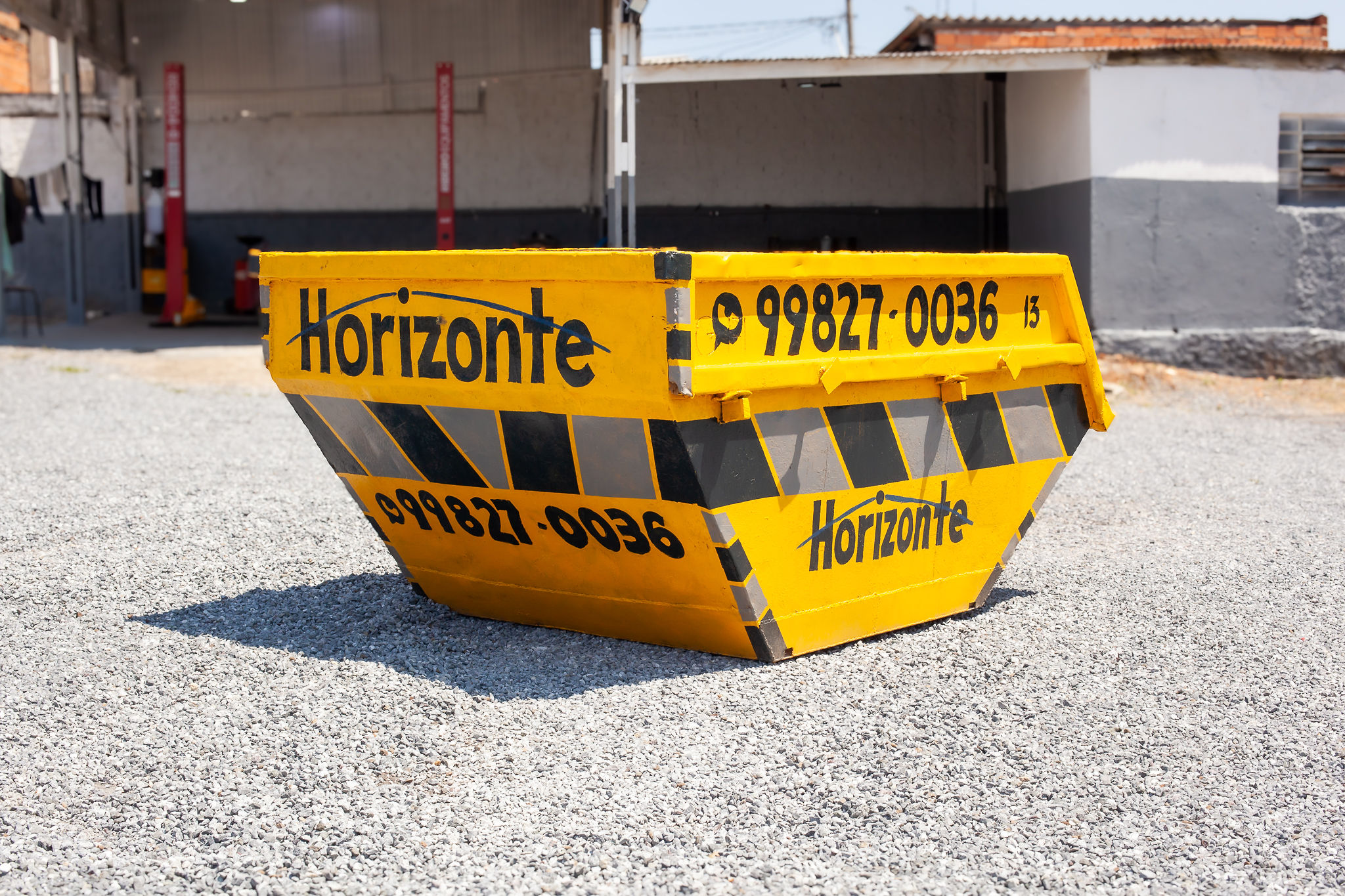Caçamba de 3 metros cúbicos Horizonte